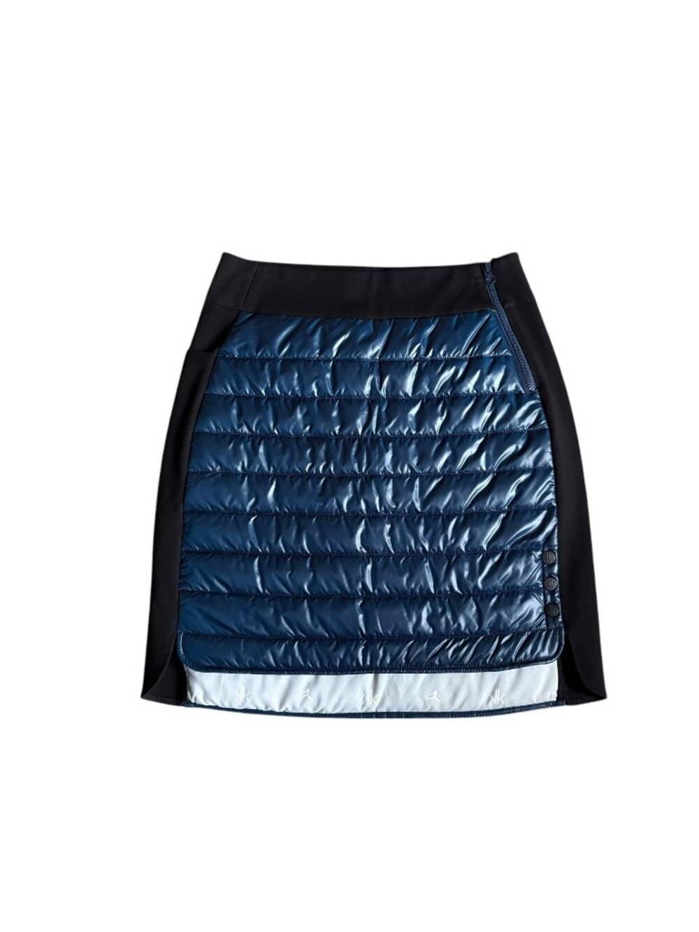 Krimson Klover Edge Insulated Puffer Ski Skirt Navy Blue Small NWT